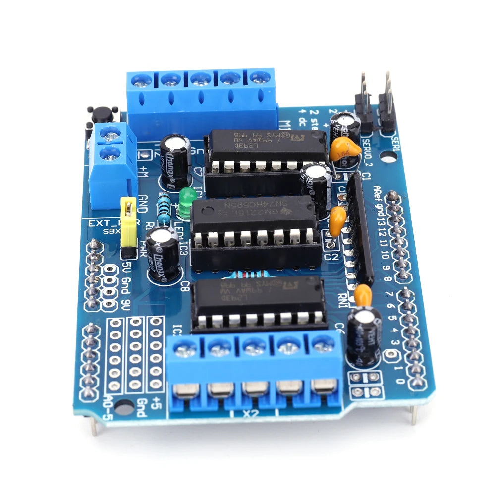 L293D Motor Driver Shield Module 4.5-36V 4CH Motor Driver Shield Board for Arduino Raspberry Pi DIY Experiments