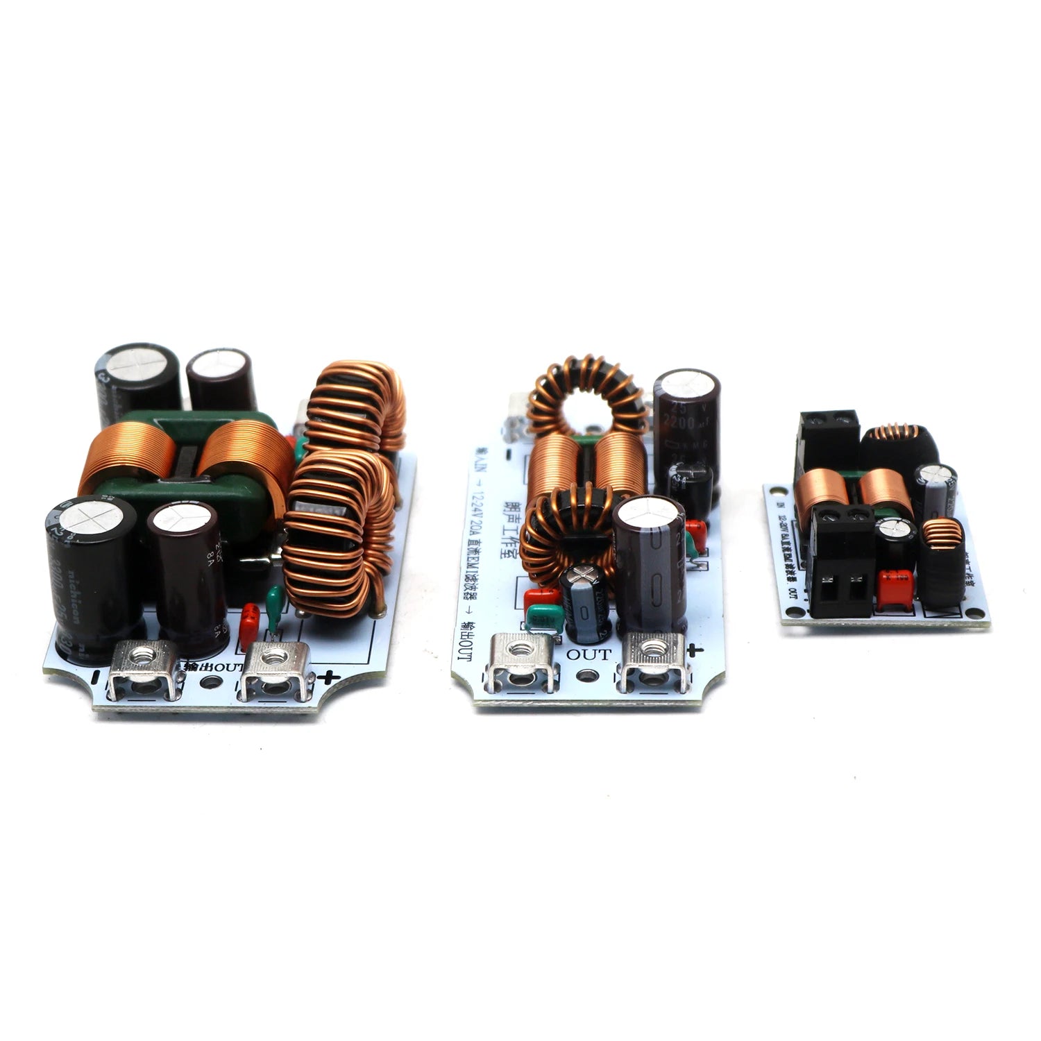 8A 20A 50A Car Audio Power Filter DC LC EMI Filter EMC Purifying Power Supply Amplifier Music High-Frequency Noise Filtering 12V