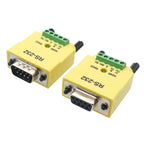 1pc RS232 to RS485 RS422 Converter Serial Plug RS485 Serial Communication DB9 Male Female Interface Serial Converter Connector