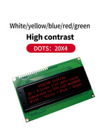 WINSTAR 2004 Character OLED Display WS0010 LCD Module 20x4 Serial Port SPI Black 5V
