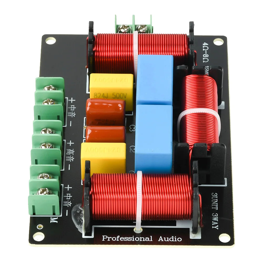3-Way 200W 5500Hz / 5300Hz 3 Unit Home Theater High Power Audio Crossover Filters Professional Speaker Frequency Divider
