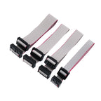 2.54mm Pitch JTAG ISP Download Cable FC-6/8/10/14/16/20/24/40/50/64 Pin Grey Flat Ribbon Data Cable for DC3 IDC Box Header