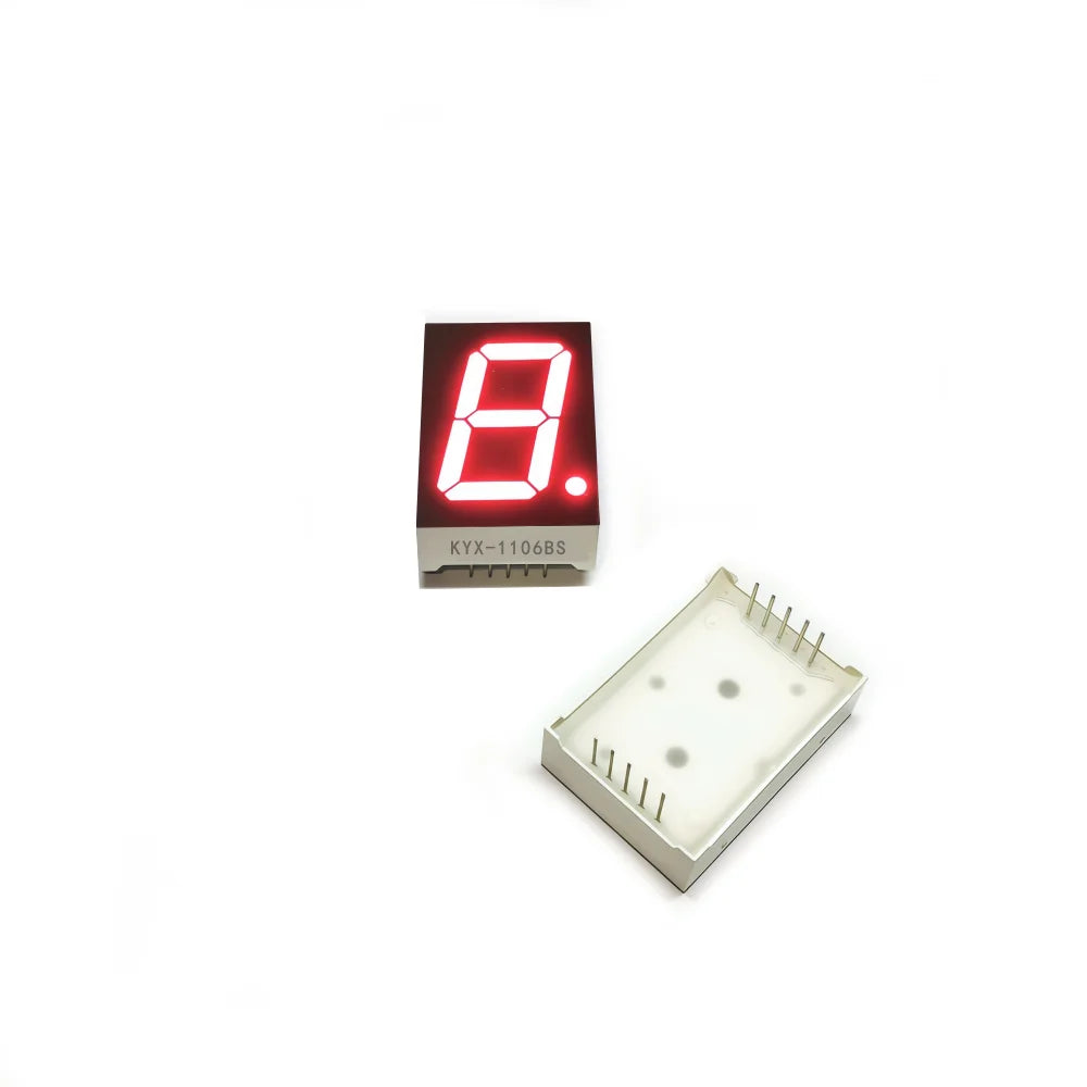 10PCS 1.0-inch digital tube 24mmX34mm digital display screen "8" high 25.4mm 7-segment digital tube 1106series