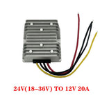 DC 24V 36V 48V 60V 72V 18-90V to 12V 10A 20A 30A 40A DC DC Converter Step Down Voltage Regulator Transformer Car Power Supply