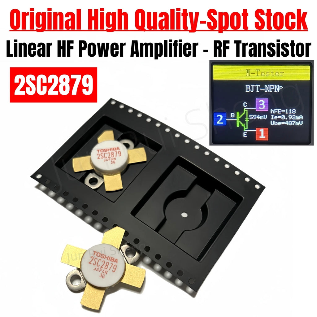2SC2879 Original High Quality RF Transistor TO-59 25A 250W SSB Linear Silicon NPN Power Amplifier TOSHIBA 2SC2879A HF Transistor
