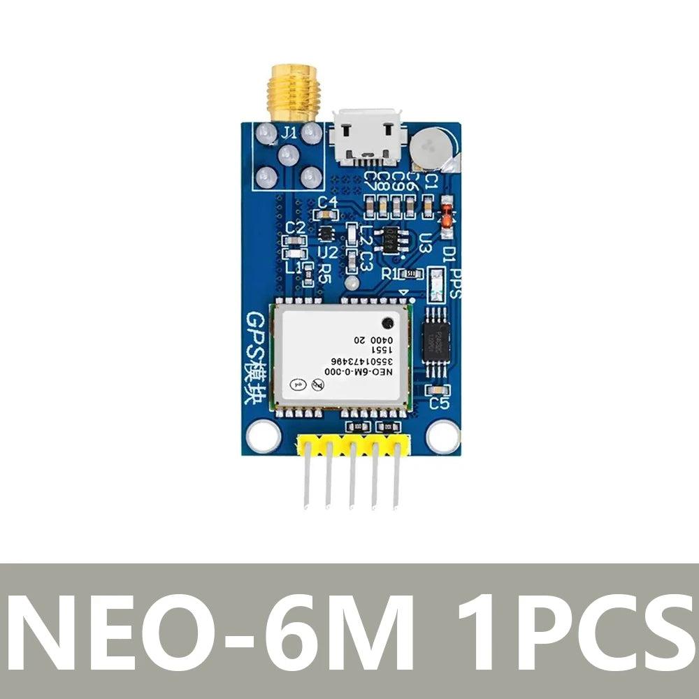 1PCS~8PCS GPS NEO-6M NEO-7M NEO-8M NEO-9m Satellite Positioning Module Development Board for Arduino STM32 C51 Microcontroller