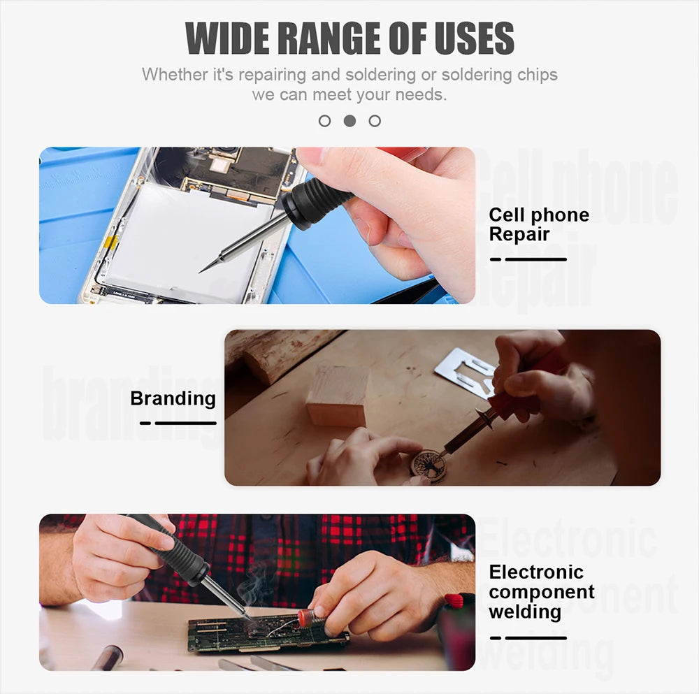JCD T12-X PLUS Soldering Station Electronic Soldering Iron With T12 Tips For PCB Repair Mobile Phone Board Welding Repair Tools
