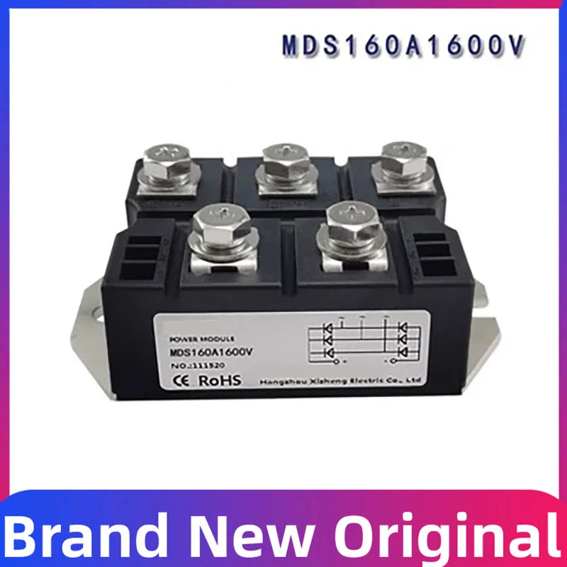 (Type I) Commercial electromagnetic stove MDS100A 150A 160A 200A 250A1600V 2000V 2200V three-phase rectifier bridge module
