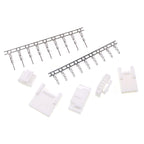 5 Sets HY2.0 2.0mm Wire to Wire Connector Kit, Male & Female Aerial Docking Terminal Housing (2P 3P 4P 5P 6P)