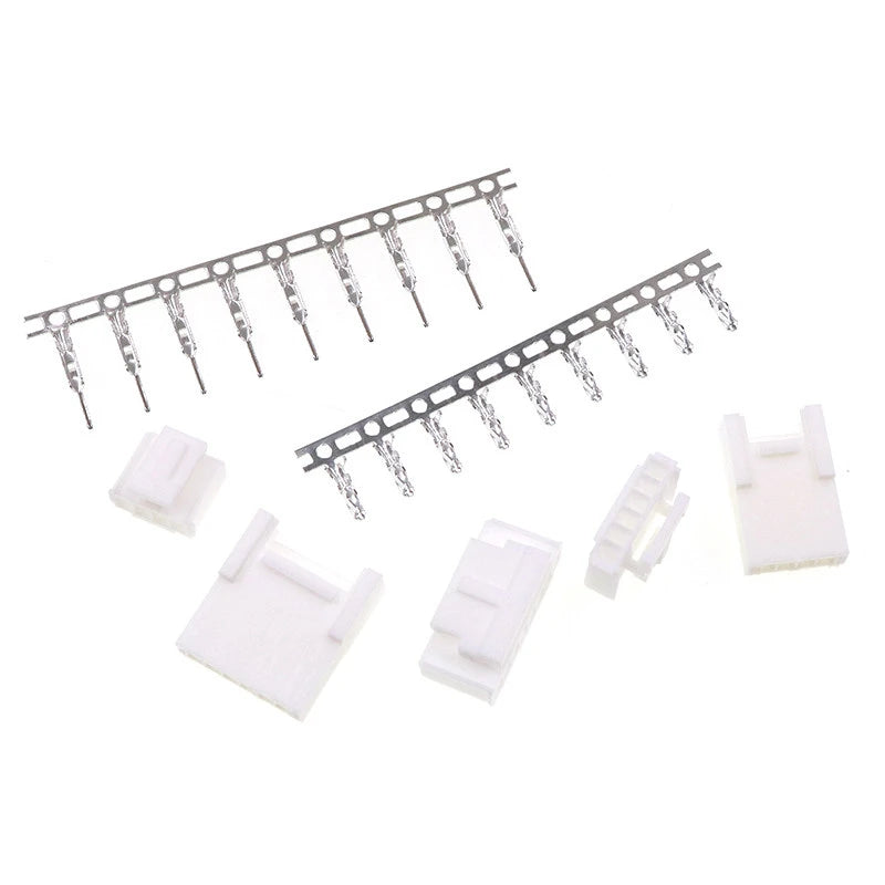 5 Sets HY2.0 2.0mm Wire to Wire Connector Kit, Male & Female Aerial Docking Terminal Housing (2P 3P 4P 5P 6P)