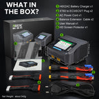 HTRC H6X2AC Dual Channel Battery Charger DC 400WX2 AC300W 16AX2 for 1S~6S Lipo Li-ion LiFe LiHV LTO NiMh RC Battery Fast Charge