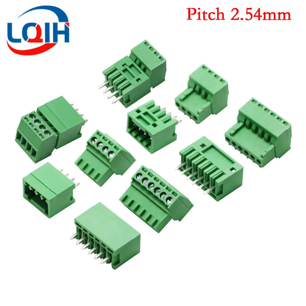 15EDG KF2EDG 2.54mm 3.5mm 3.81mm 5.08mm PCB Screw Terminal Block 2 3 4 5-16Pin Male Plug Female Socket Pin Header Wire Connector