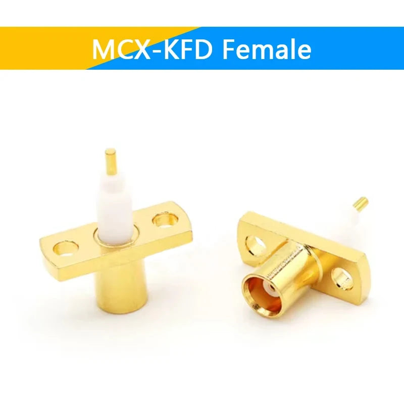 1-10PCS MCX MMCX Male Female PCB Mount Straight RF Coax Connector Right Angle 90-Degree Goldplated Welding Terminal