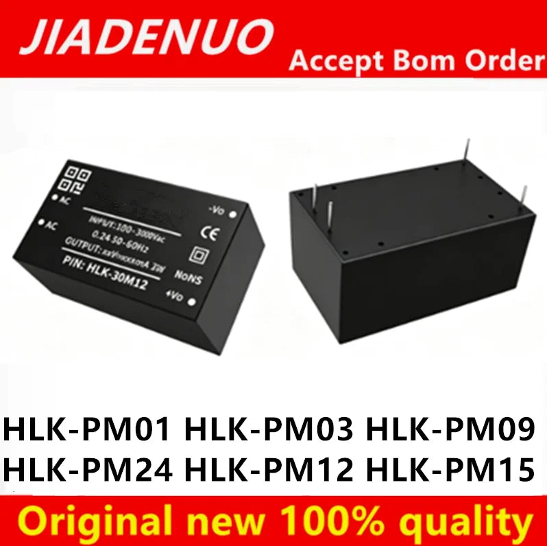 1PCS New HLK-PM03 PM03 HLK-PM01 PM01 HLK-PM09 PM09 HLK-PM12 PM12 HLK-PM15 PM15 HLK-PM24 PM24 AC-DC isolation switch power module