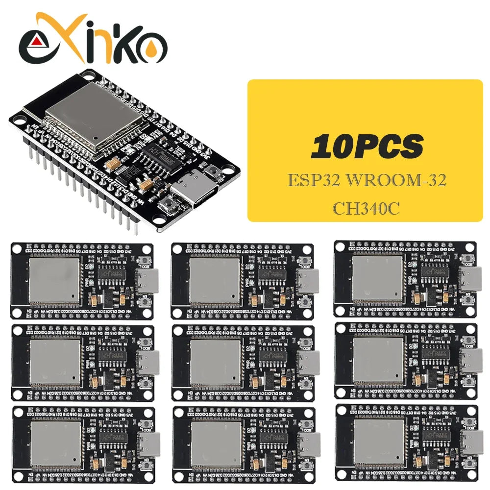 1-10pcs ESP32 Development CP2102 Board WiFi+Bluetooth Ultra-Low Power Consumption Dual Core ESP-32S ESP32 CH340C Similar ESP8266