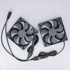 2 in 1 120mm 12cm 12025 DC USB Fan  5V 12V 24v 120mm*120mm*25mm Brushless USB Cooling Fan oil 2PIN PC Case Cooler 12cm E