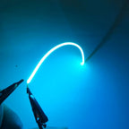 Free Cut Flexible COB LED Filament DC3V Edison Bulb Lamp Parts Diode Lighting 25mm-300mm Pink Red Ice-Blue 2700K +- On One Side