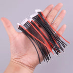 10pcs Lipo Battery Balance Charger Single Head Silicon 22AWG Cable 1S-8S  IMAX B6 Connector Plug 10-50cm Wire