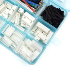 JST-XH  2/3/4/5/6/7 Pin Housing Connector Socket Kit with Pre-Crimped  2.54mm Male and Female Cable Wire  JST  2.54mm Connector