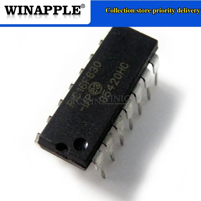 5pcs/lot LM380N LM380 PIC16F630-I/P PIC16F630 PIC16F684-I/P PIC16F684 CD4030BE CD4030 DIP-14