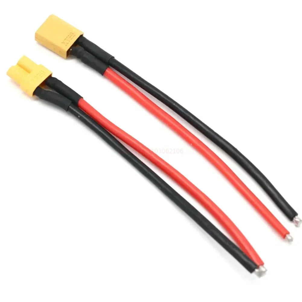 1 pair XT60 XT30 XT90 T Plug Male Female Connector with 10CM Wire, 12/14/16AWG Silicone Cable for RC Lipo Battery