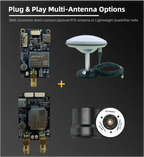 RTK UM980 High Accuracy Multi-Frequency Unicore GNSS Module VS F9P with Antenna for GPS Base Station RTK Receiver Board OEM