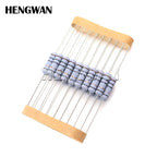 20pcs 2W 5% Wire Wound Resistor Fuse Winding Resistance 0.1R 0.05 0.1 0.22 0.33 0.47 0.5 1 2.2 3 4.7 5.1 6.8 10 22 47 51 100 ohm