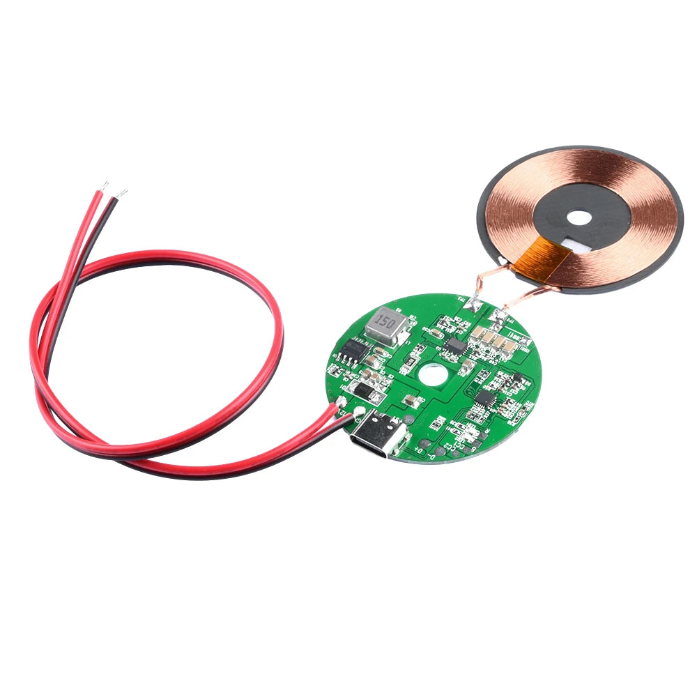 5V/9V/12V 9V-30V 20W High Power Wireless Fast Charger Transmitter Module Type-C Fast Charging Circuit Board for Mobile Phone