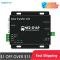 RS485/RS232/RS422 to Ethernet Serial Server DC8-28V Modbus TCP RTU MQTT CDEBYTE NE2-D14P AT Command Power and Signal Isolation