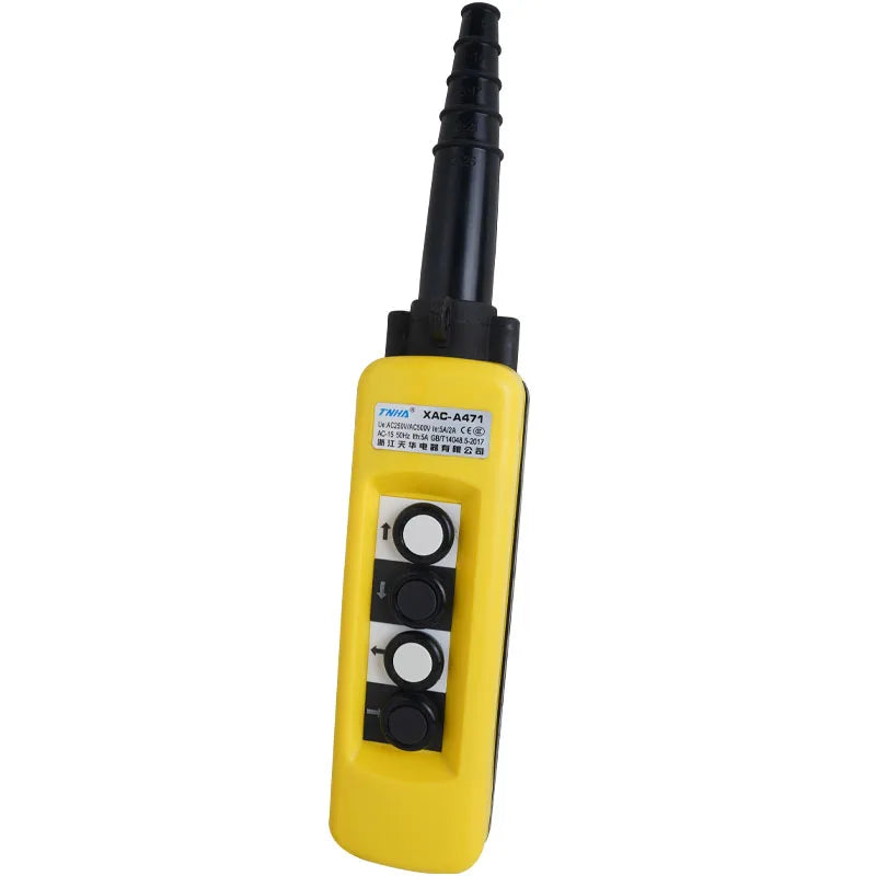 2/4/6/8 Pushbuttons Double Speed/Single speed Hoist Crane Pendant Control Stations With Emergency Stop For circuits XAC-A271