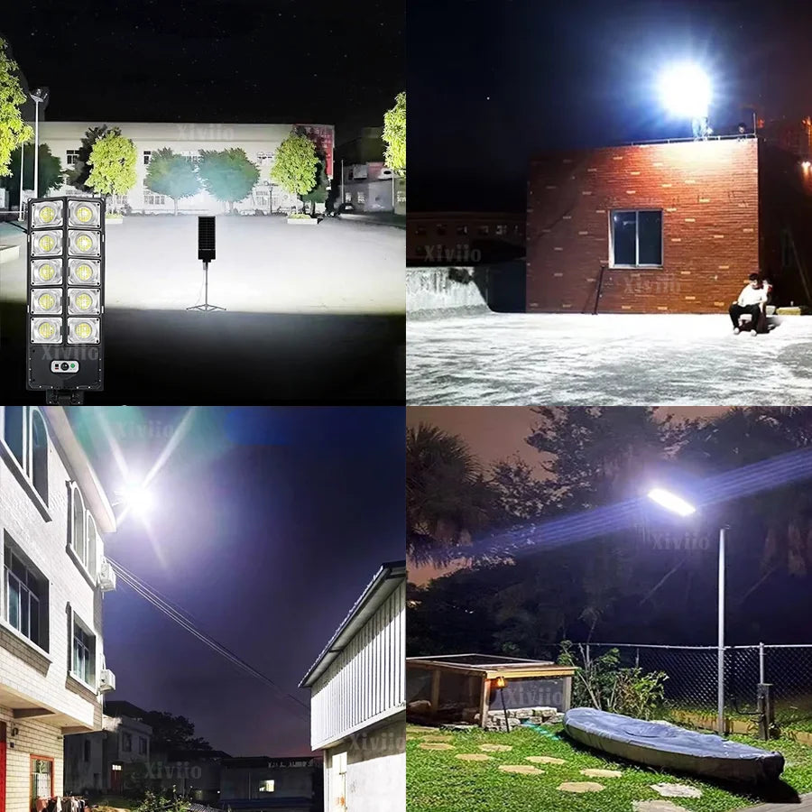 9990000000LM Most Powerful LED Solar Light Outdoor Motion Sensor Solar Lights IPX67 Waterproof Solar Street Lamp Garden Lantern