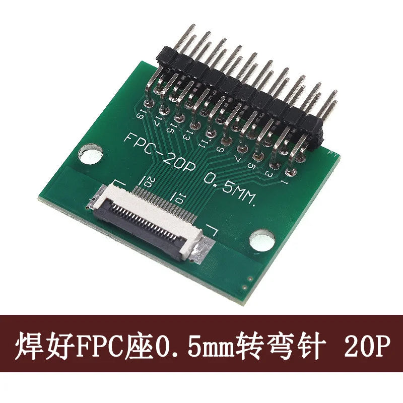 1PC FFC/FPC Adapter Board 0.5mm To 2.54mm Connector Looper 6/8/10/12/20/24/26/30/34/40/50/60/80-pin Flexible Cable Adapter Board