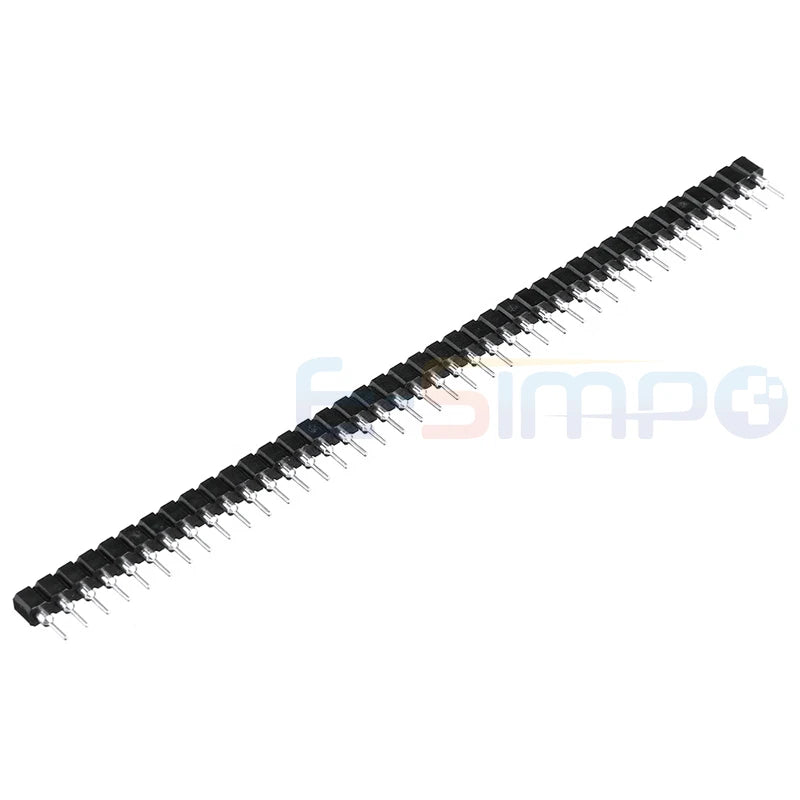 10-100PCS 2.54mm PH3 1*40P Round Hole Female Header Tin Single Row 40P 0.1" Breakable Stackable PCB IC Crystal Socket Connector