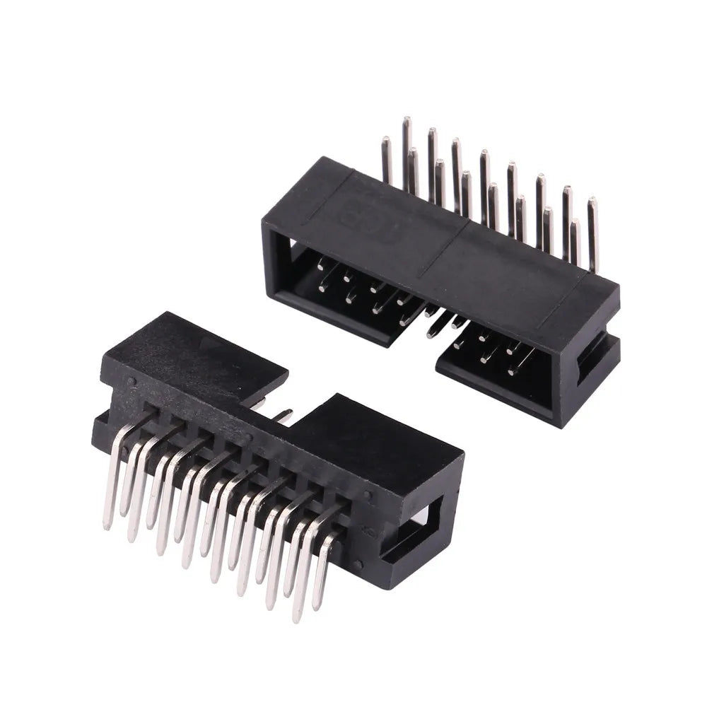 FC 6/8/10/12/14/16/18/20/24/26/30/34/40/50/60/64Pin 2.54mm Pitch Female IDC Socket Connector Ribbon Cable DC3 Header Male Socket