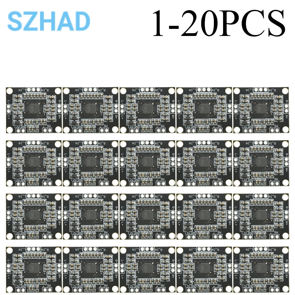 1-20PCS PAM8610 Amplifier Board 15W+15W 2.0 Channel DC Class D Audio Power AMP Mini Digita Amplifiers For SpeakerSound Board