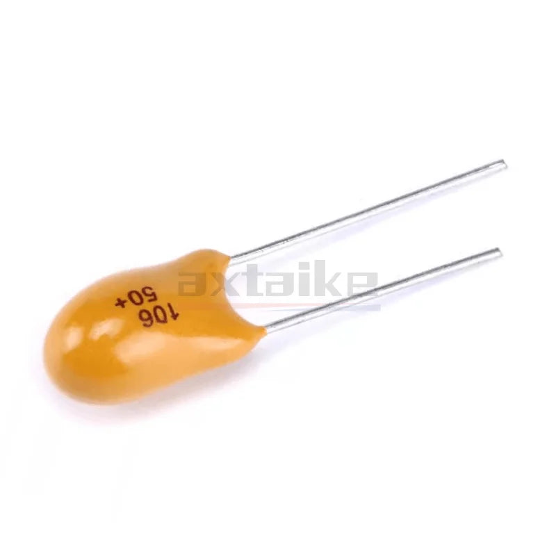 10PCS Tantalum Capacitor 16V 25V 35V 50V 1uF 2.2uF 3.3uF 4.7uF 10uF 22uF 33uF 47uF 100uF 0.1uF 0.22uF 0.47uF 105 225 475 106 476