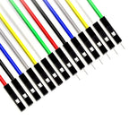 10Pcs 2.54mm Male to Female Dupont Cable Jumper Wires 26AWG for Arduino Breadboard DIY Electronic 1Pin Connector Kit