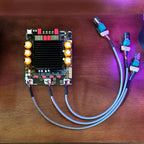 DC 18-50V 3002T PRO Bluetooth Amplifier Board Qualcomm QCC3034 2.0 Channel APTX Lossless 300W+300W TPA3255
