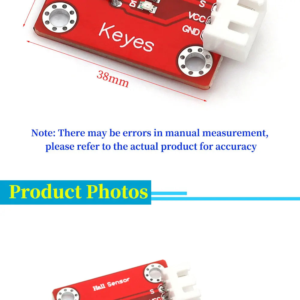 1/5/10Pcs A3144 Hall Effect Switch Magnetic Sensor Module for Motor Speed Counting
