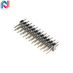 10pcs 2.54mm Double Row Male PCB Board Pin Header Connector Strip Pin Header 2 * 2/3/4/6/8/10/12/15/20/40P For Arduino
