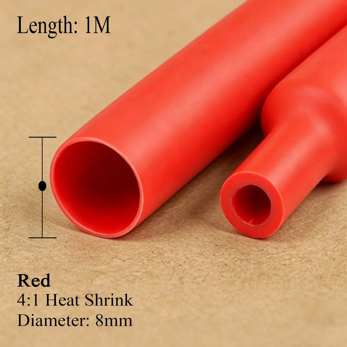 3/1 Meter 4/1 Heat Shrink Tube Thicken With Glue Dual Wall Tubing Diameter 4mm/6mm/8mm/12mm/16mm/20mm/24mm/32mm