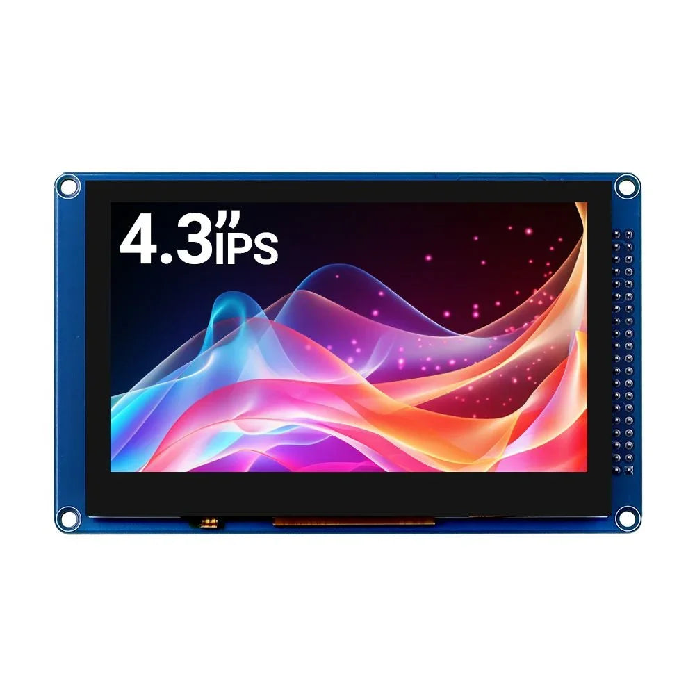 Hot Sale 4.3inch 800*480 IPS Display 16BIT Capacitive Touch Parallel LCD Module SSD1963 Driver with free shipping