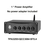 YJCO TPA3255 Bluetooth Power Amplifier 300Wx2+600W 2.1 QCC3034 QCC3084 PCM5102 Decoder LLC Built-in LLC Switching Power Supply
