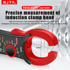 Digital Clamp Meter DC/AC Volt Amp Ohm Diode Multimeter Ammeter Multitester Current Voltage Resistance Tester NCV NJTY 3266TA