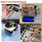 Solderless Breadboard 830 400 Point MB-102 SYB-170 Prototype Board Dupont Wire Jumper Kit for Arduino DIY Electronics