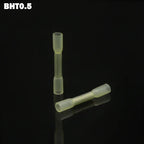 10/100Pcs Heat Shrinkable Cable Terminal Tube BHT0.5 BHT1.25 BHT2 BHT5 AWG22-10 Waterproof Butt Crimp Copper Insulated Connector