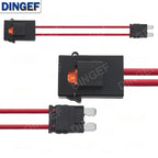 32V ACC Large Size Standard Mini Micro2 Size Car Fuse Holder 16AWG Non-Destructive Fuse Box ATM Blade Fuse Extension Cord
