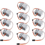 1/4/10pcs 360 Degree 2KG Grey Geek Servo Motor Remote Control for Geekservo 2kg 360 4.8V- 6V for Micro:bit Raspberry Pi DIY Toy