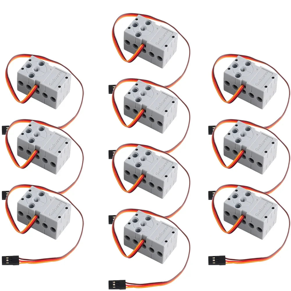1/4/10pcs 360 Degree 2KG Grey Geek Servo Motor Remote Control for Geekservo 2kg 360 4.8V- 6V for Micro:bit Raspberry Pi DIY Toy