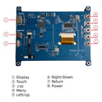 5 Inch IPS LCD HDMI 800 x 480 Capacitive Touch Screen LCD Display, Suitable For Sony PS4/Raspberry Pi/PC